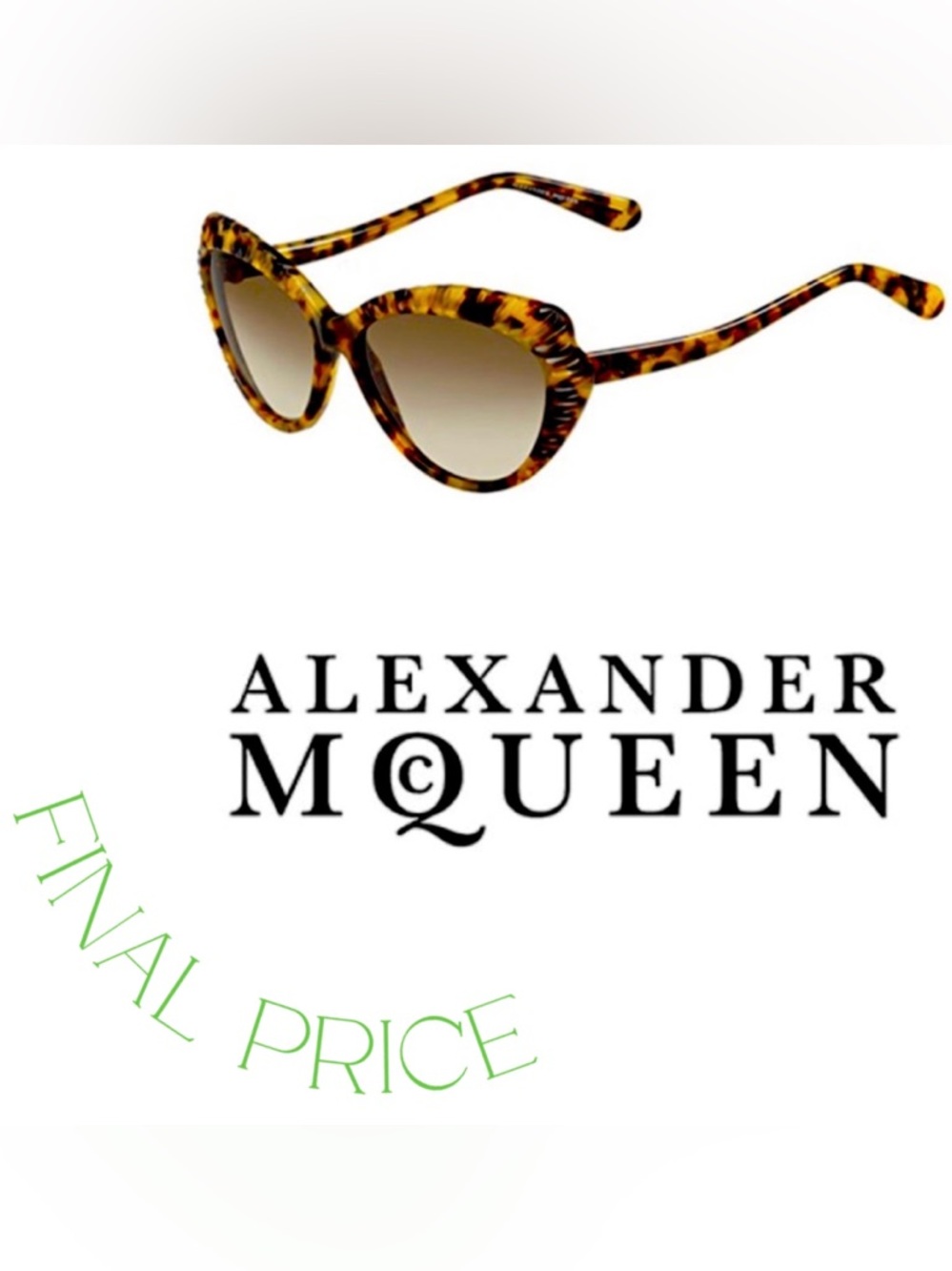 ✅ FINAL PRICE Alexander McQueen AMQ 4197S Sunglasses